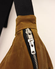 Brown Waxed Canvas - Classic Crossbody Bag