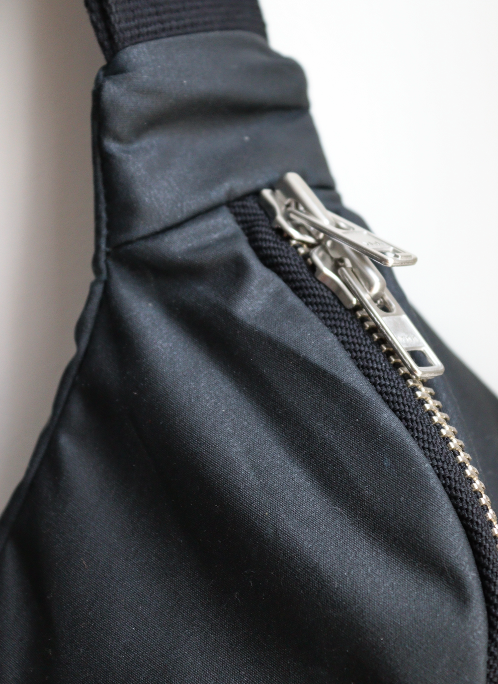 #1 Black Waxed Canvas - Classic Crossbody Bag